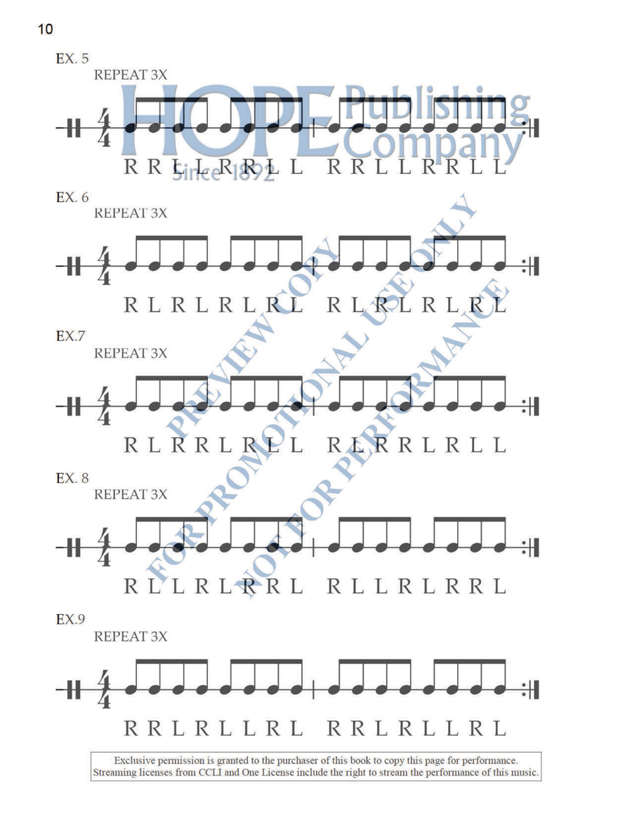 Mastering Mallet Techniques Handbell Choir scores gallery preview page 4