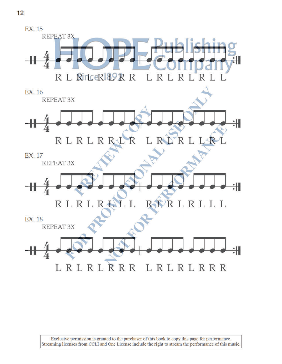 Mastering Mallet Techniques Handbell Choir scores gallery preview page 6
