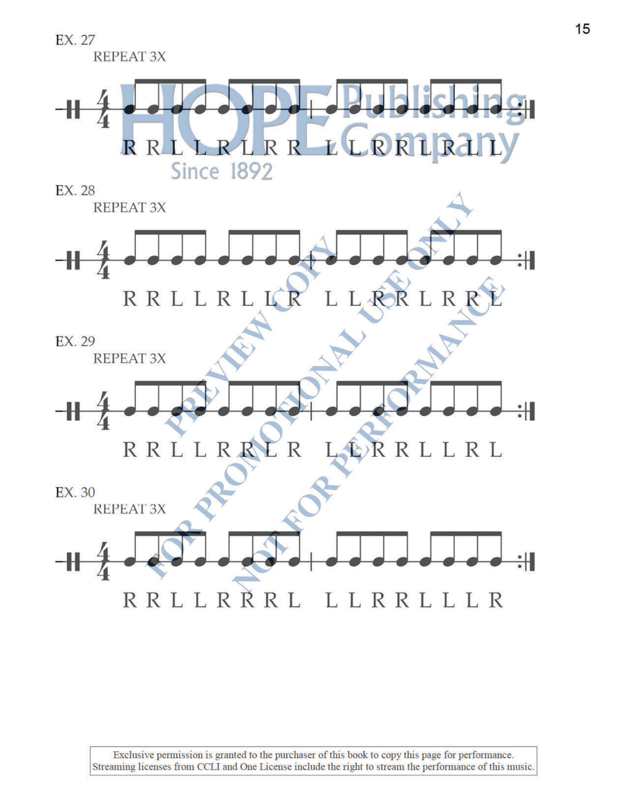 Mastering Mallet Techniques Handbell Choir scores gallery preview page 9