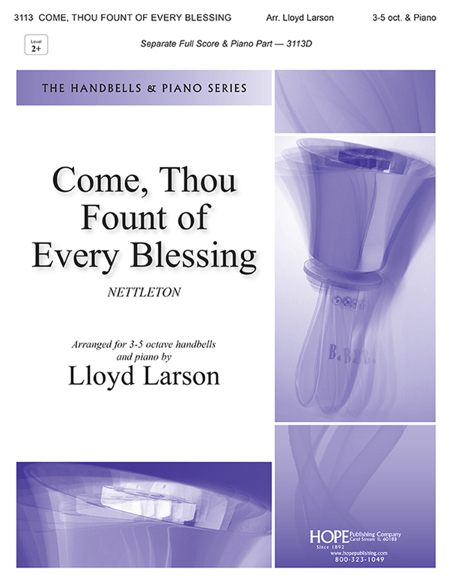 Come, Thou Fount of Every Blessing Handbell Choir scores gallery preview page 1