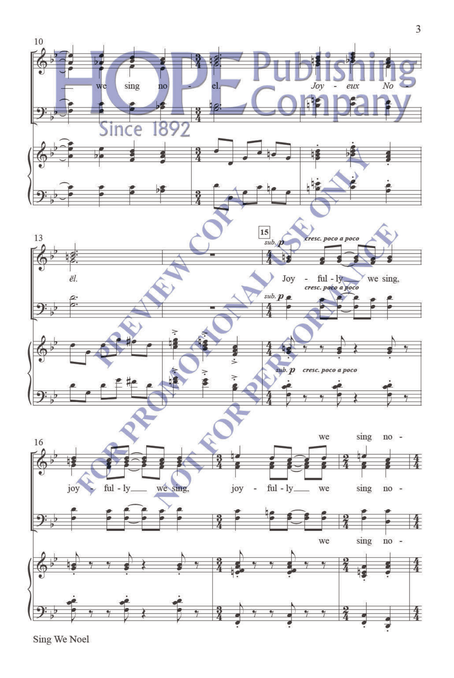 Sing We Noel Sing We Noel 4-Part scores gallery preview page 4