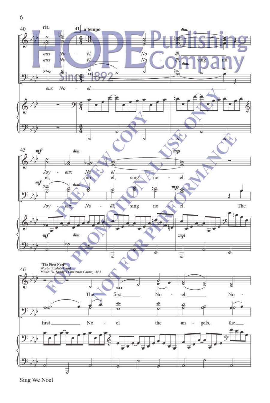 Sing We Noel Sing We Noel 4-Part scores gallery preview page 7