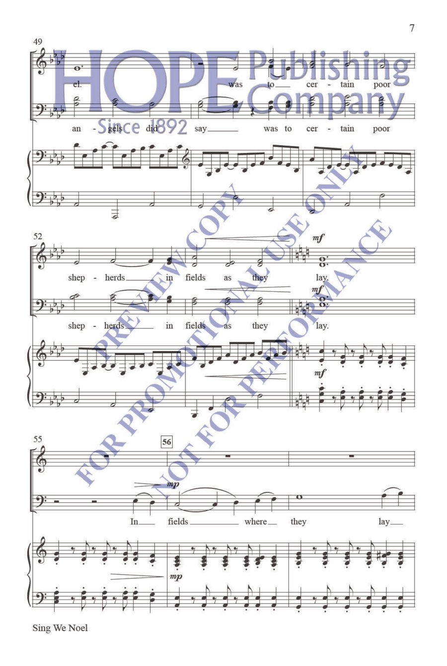 Sing We Noel Sing We Noel 4-Part scores gallery preview page 8
