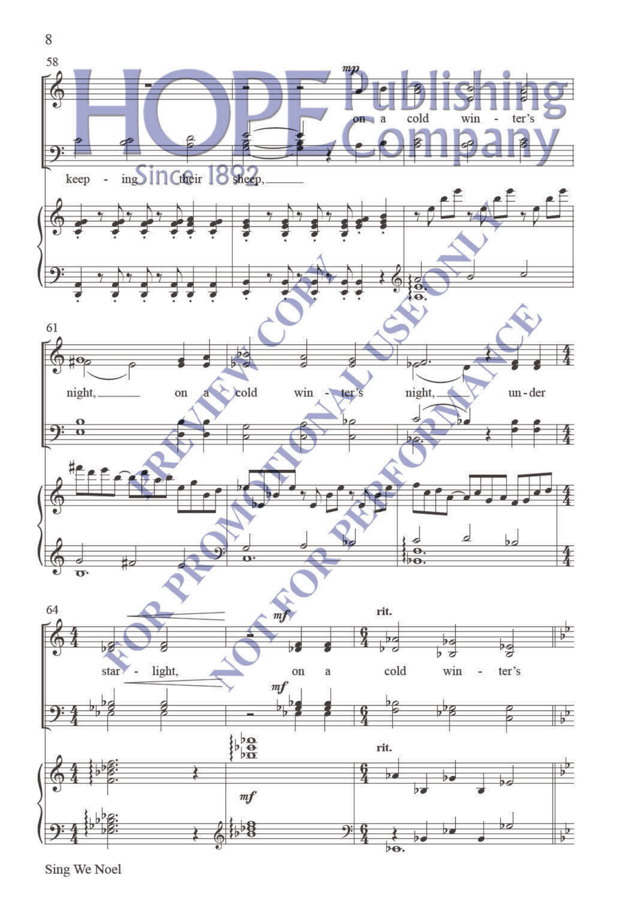 Sing We Noel Sing We Noel 4-Part scores gallery preview page 9