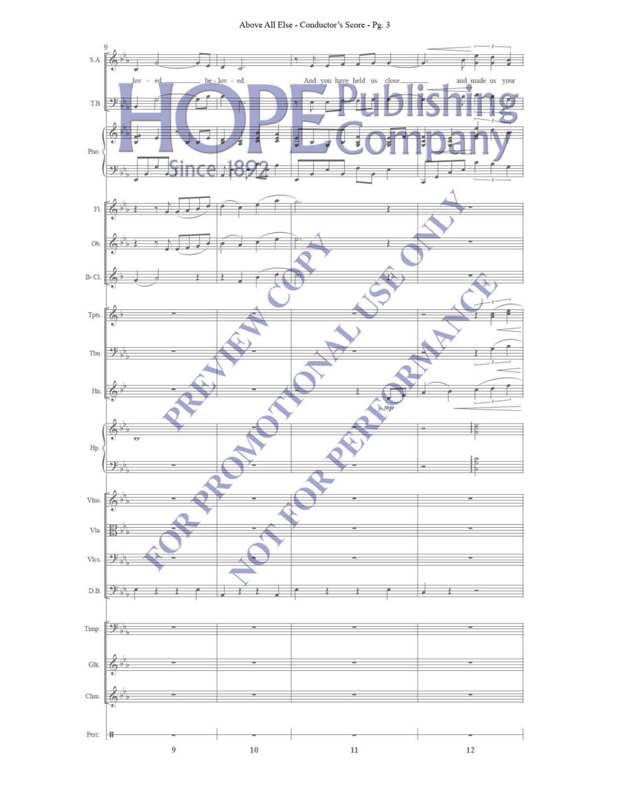 Above All Else Above All Else Choir scores gallery preview page 5