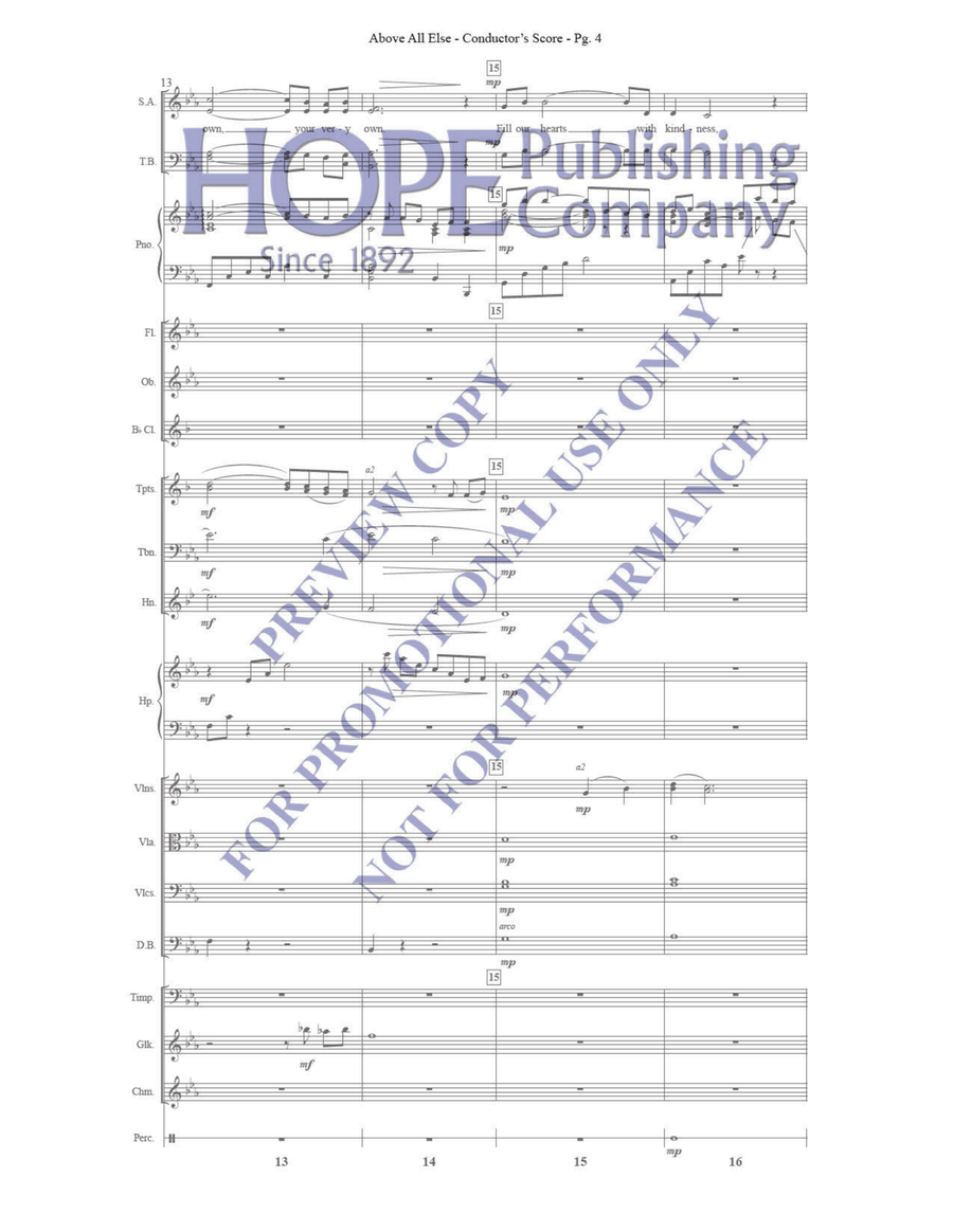 Above All Else Above All Else Choir scores gallery preview page 6
