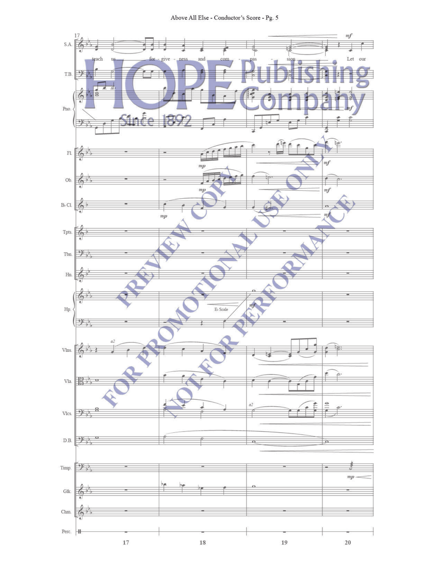 Above All Else Above All Else Choir scores gallery preview page 7
