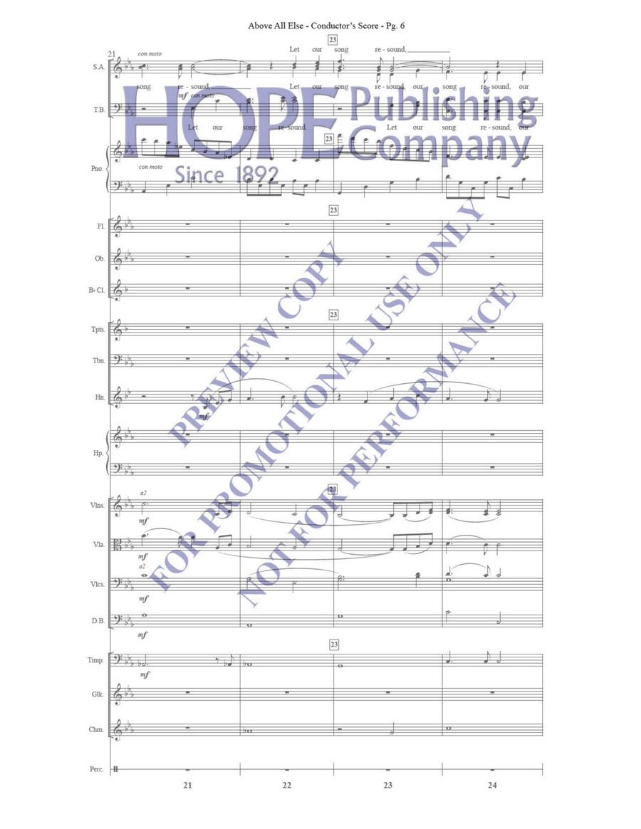 Above All Else Above All Else Choir scores gallery preview page 8