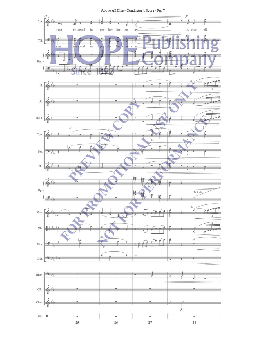 Above All Else Above All Else Choir scores gallery preview page 9
