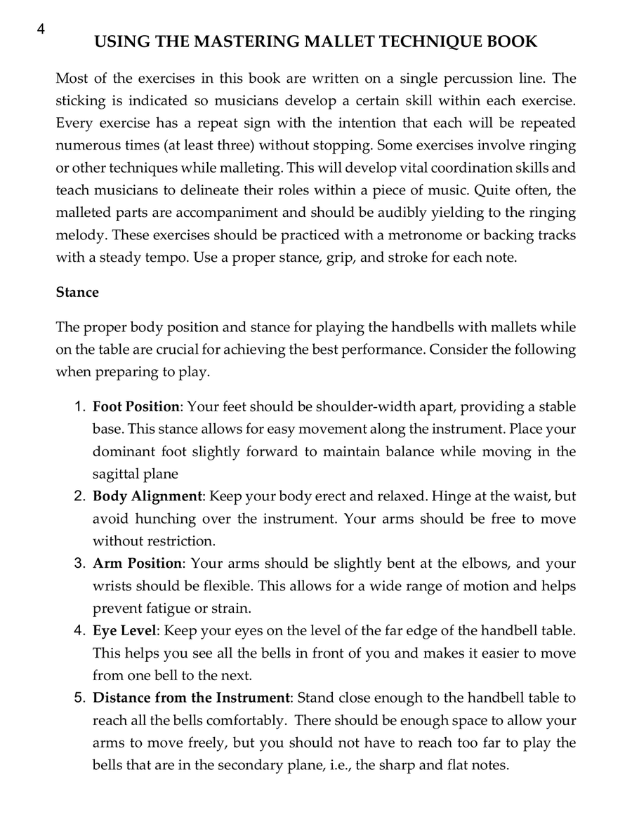 Mastering Mallet Techniques Handbell Choir scores gallery preview page 6