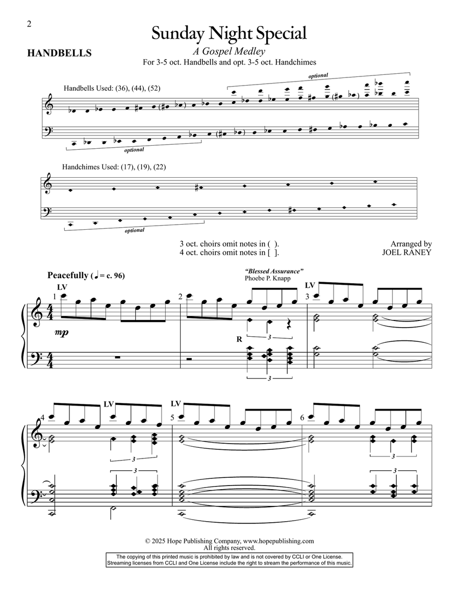 Sunday Night Special Sunday Night Special 5-Octaves scores gallery preview page 2