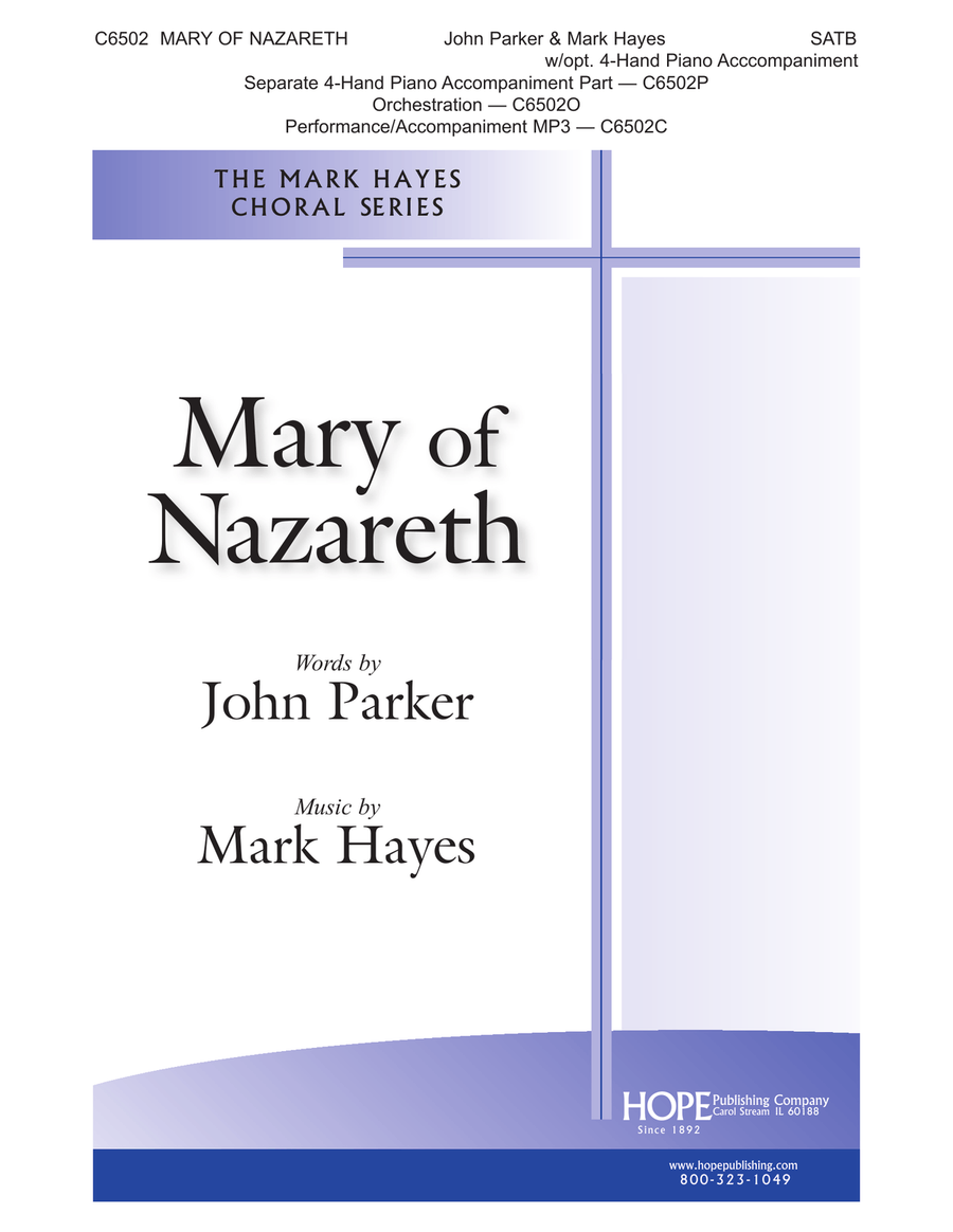 Mary of Nazareth Mary of Nazareth 4-Part scores gallery preview page 1
