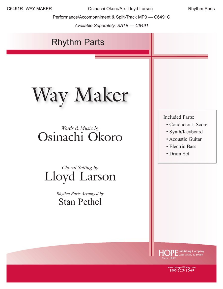 Way Maker Way Maker Choir scores gallery preview page 1