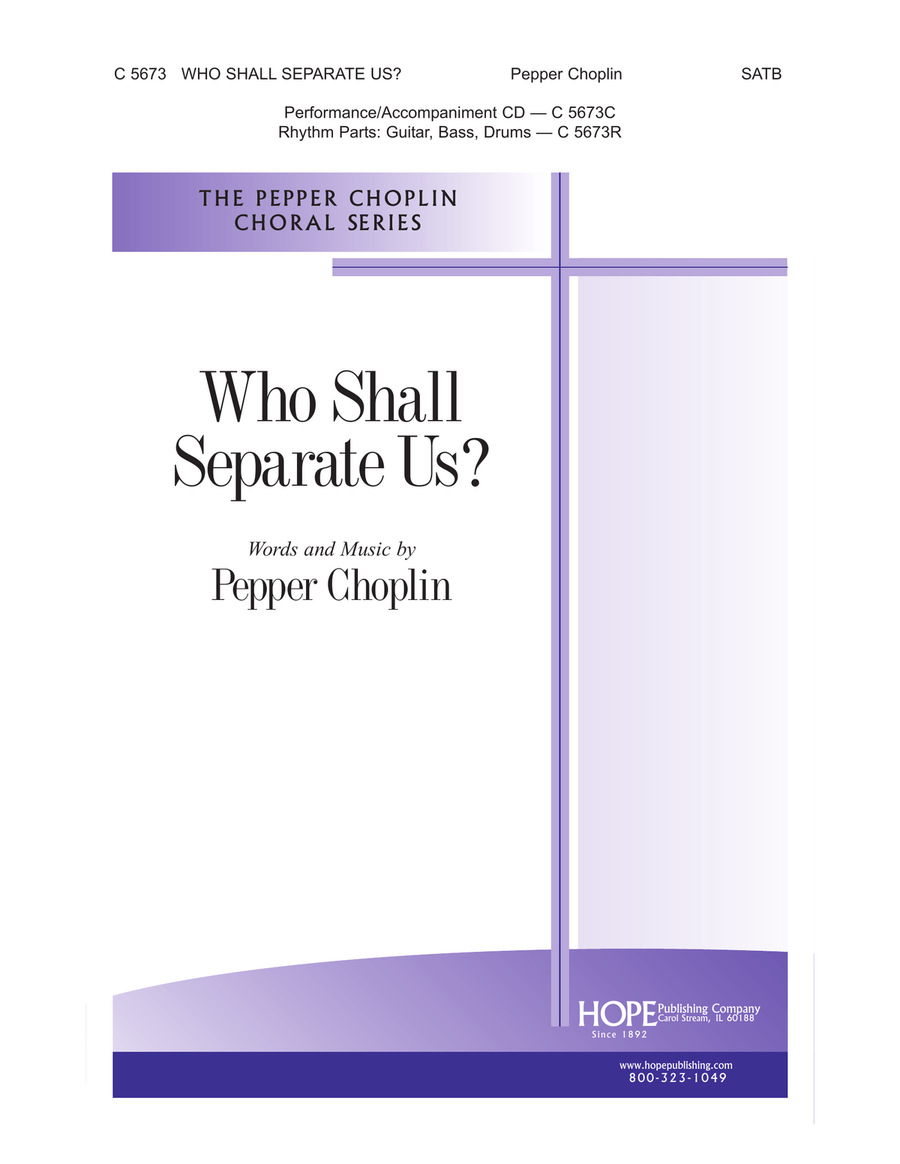 Who Shall Separate Us? Who Shall Separate Us? Choir scores gallery preview page 1