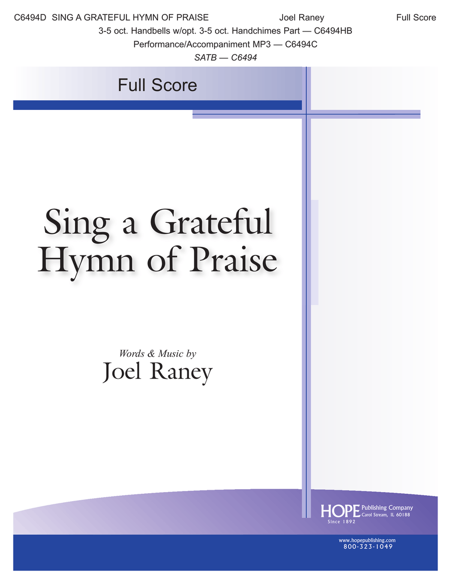 Sing a Grateful Hymn of Praise Piano Accompaniment scores gallery preview page 1