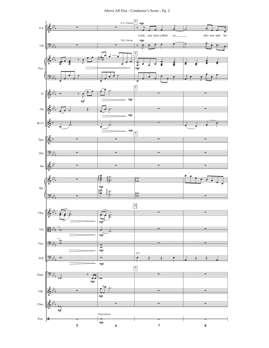 Above All Else Above All Else Choir scores gallery preview page 3