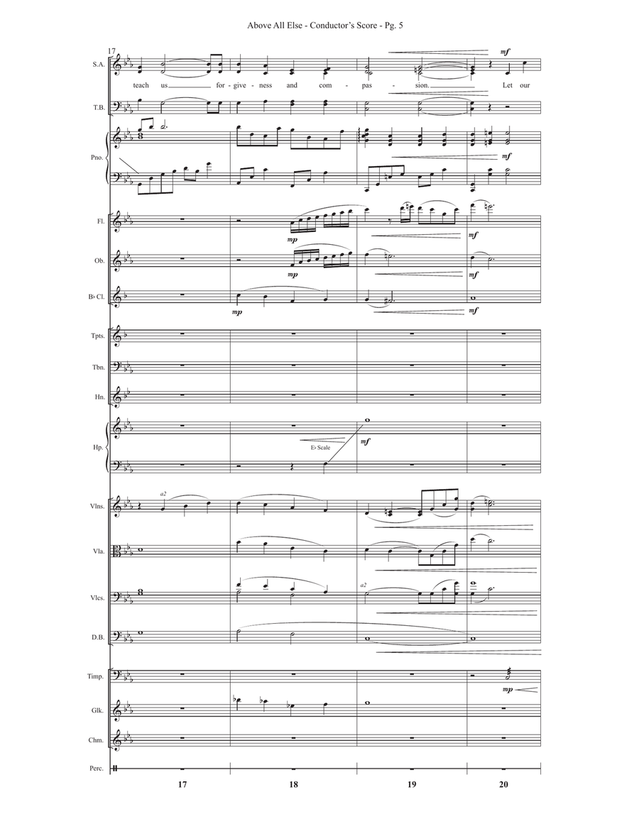 Above All Else Above All Else Choir scores gallery preview page 6