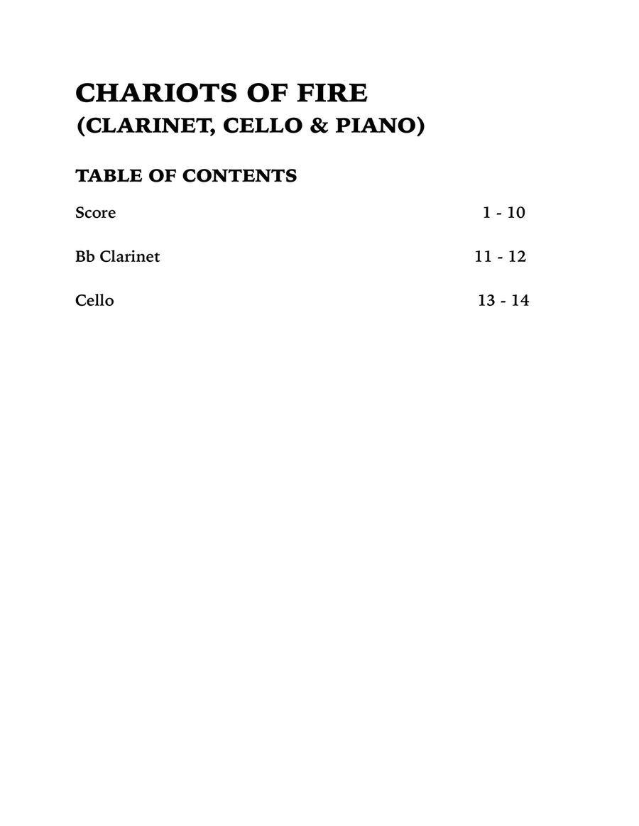 Chariots Of Fire Chariots Of Fire Small Ensemble scores gallery preview page 4