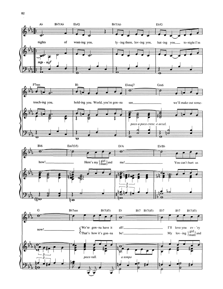 I Want To Be With You (from Golden Boy) Voice scores gallery preview page 2