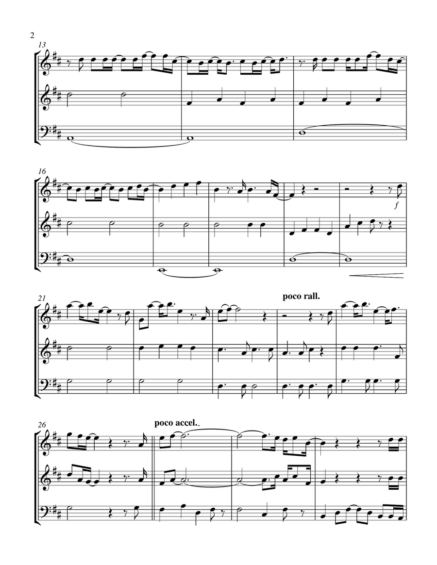 Forever And A Day String Trio scores gallery preview page 2