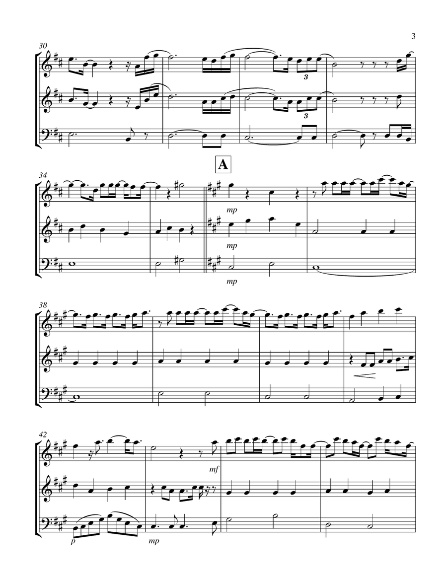 Forever And A Day String Trio scores gallery preview page 3