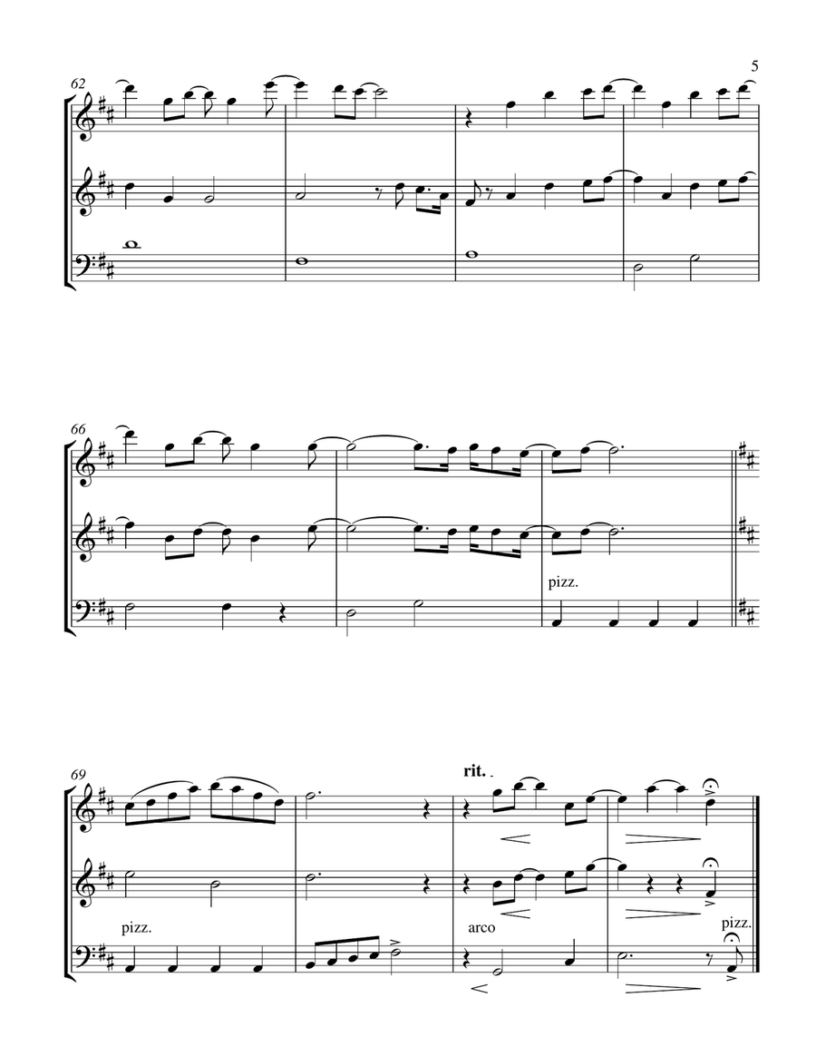 Forever And A Day String Trio scores gallery preview page 5
