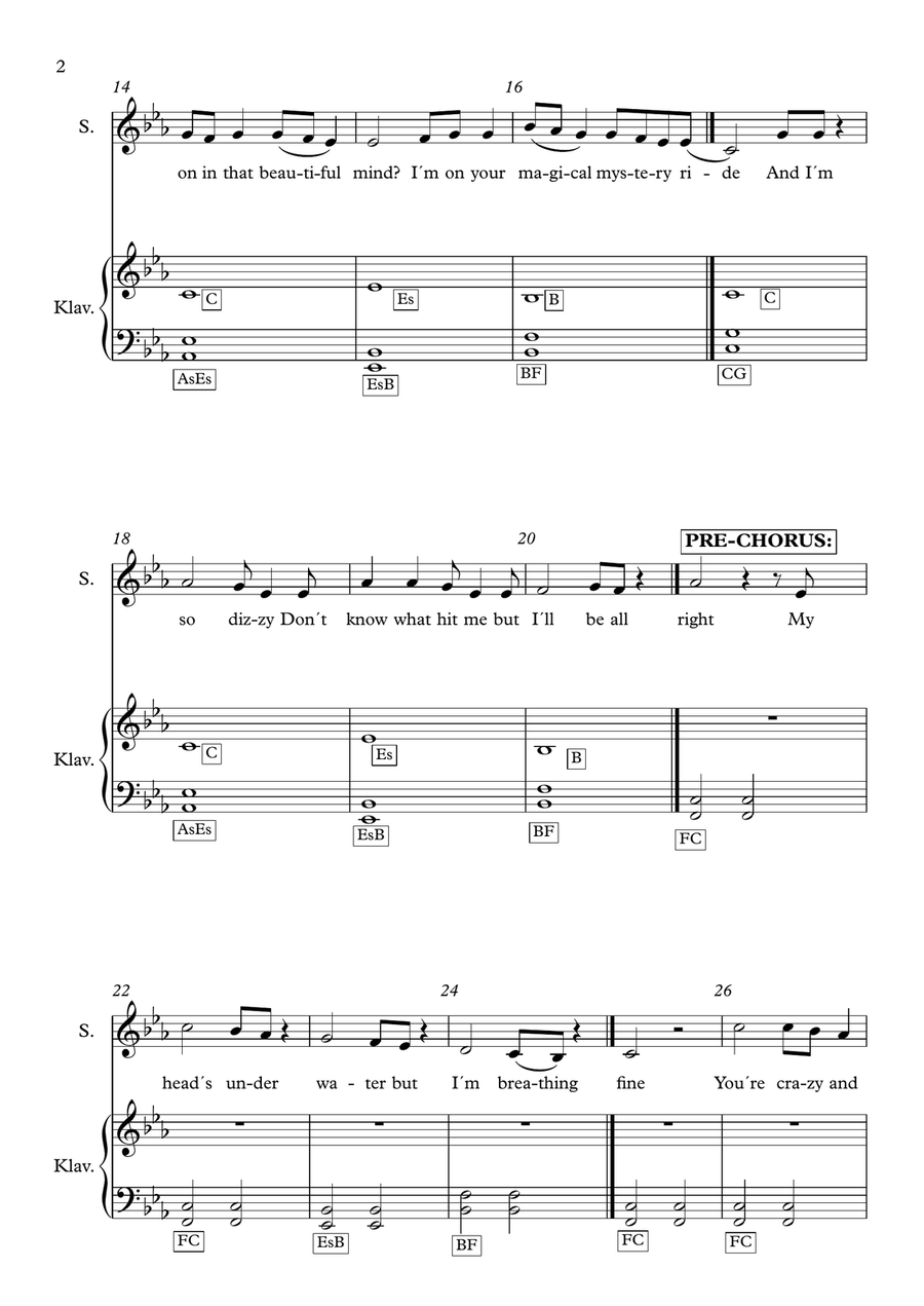 All Of Me All Of Me Piano, Vocal scores gallery preview page 2