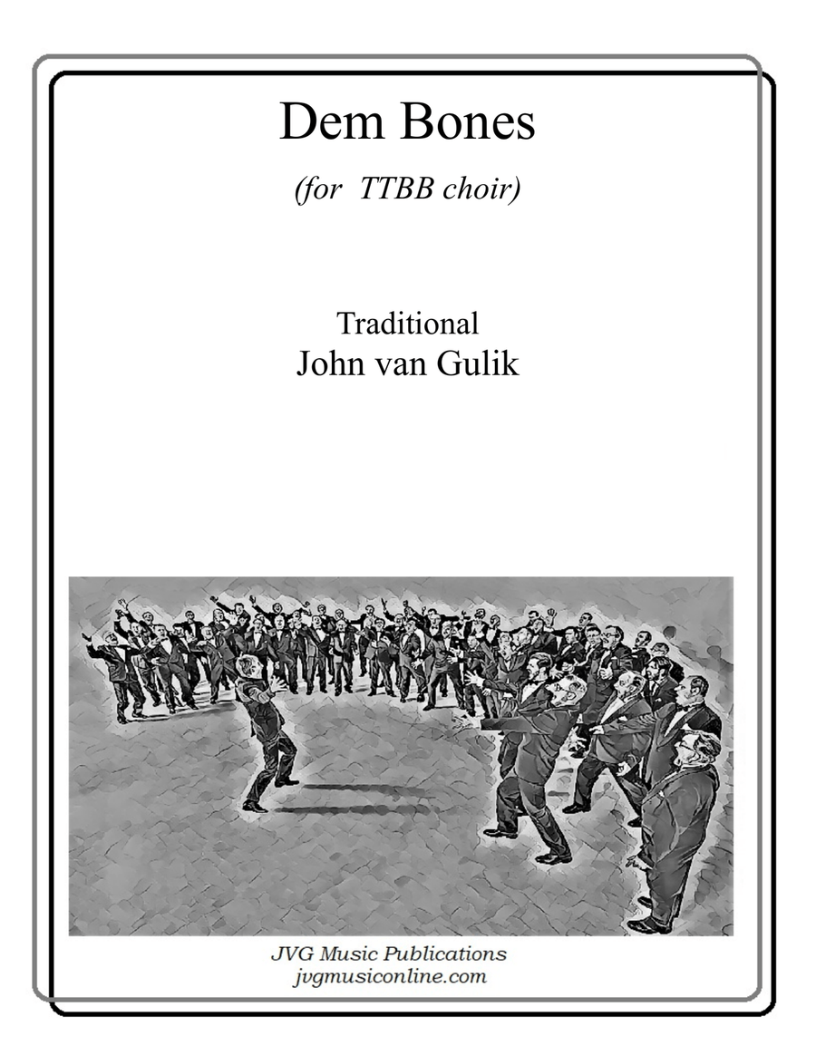Dem Bones - TTBB Choir TTBB scores gallery preview page 1