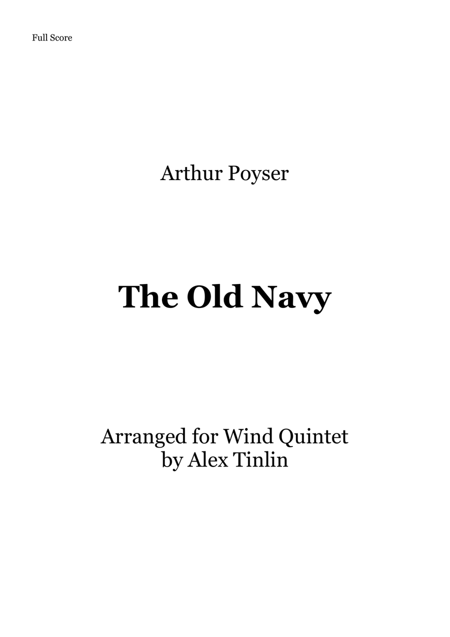 The Old Navy The Old Navy Woodwind Quintet scores gallery preview page 1