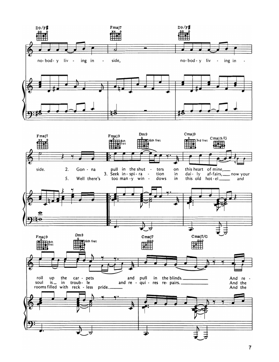 Heart Hotels Heart Hotels Piano, Vocal, Guitar scores gallery preview page 2