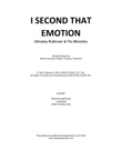 I Second That Emotion
