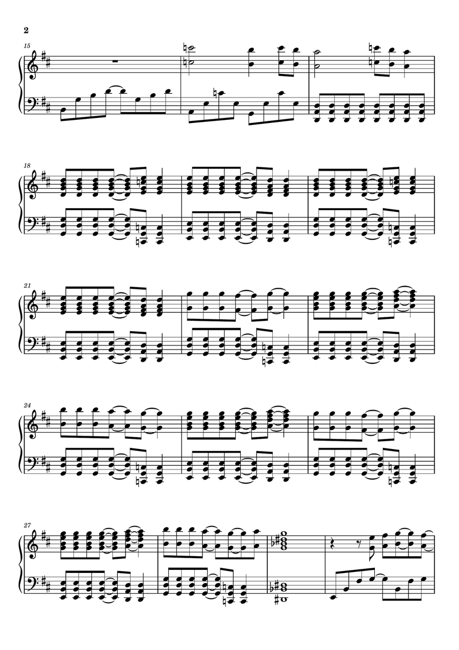 More Than A Feeling More Than A Feeling Piano Solo scores gallery preview page 2