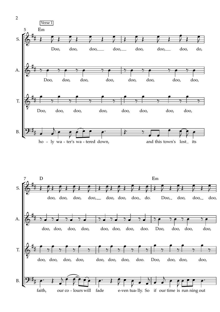 Ordinary Ordinary 4-Part scores gallery preview page 2