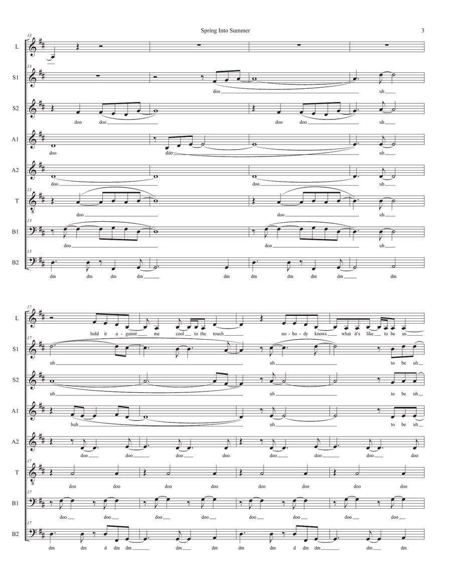 Spring Into Summer Spring Into Summer Divisi scores gallery preview page 3