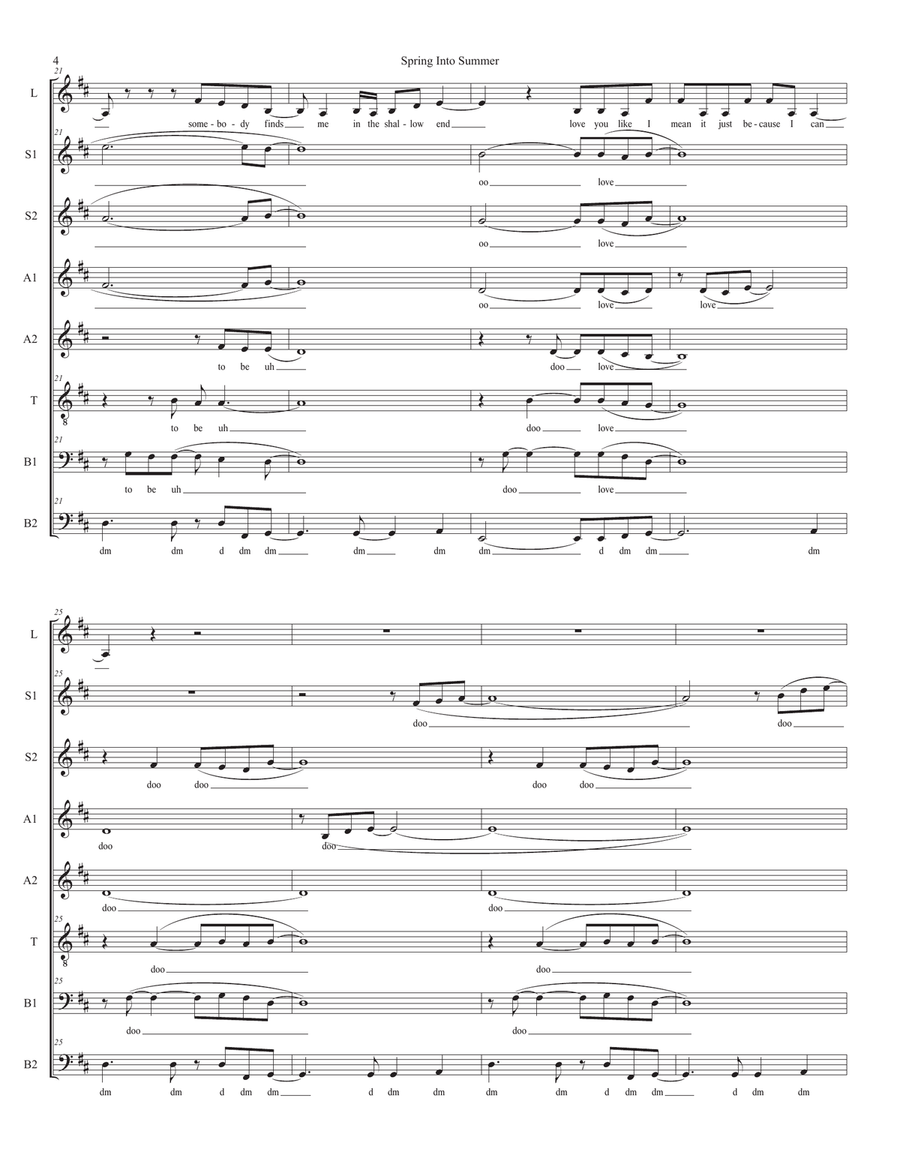 Spring Into Summer Spring Into Summer Divisi scores gallery preview page 4