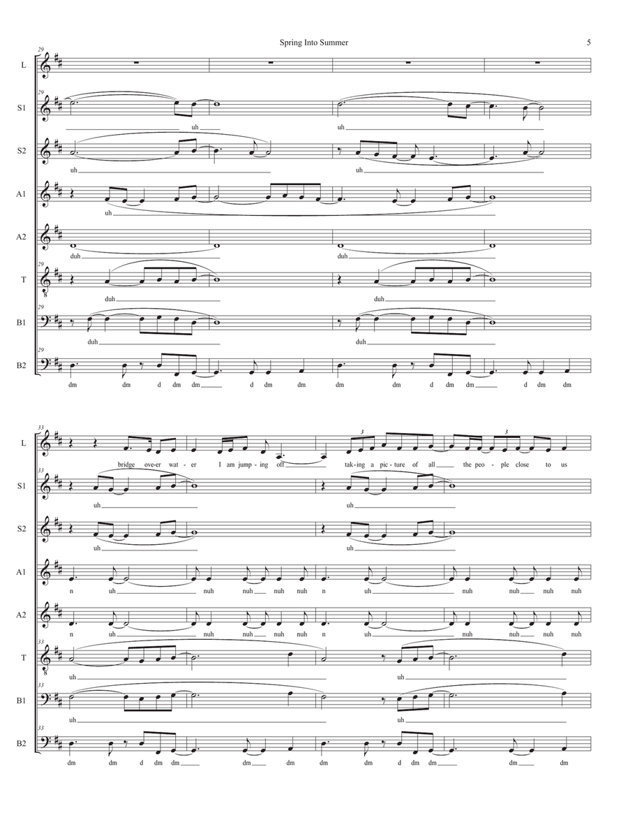 Spring Into Summer Spring Into Summer Divisi scores gallery preview page 5