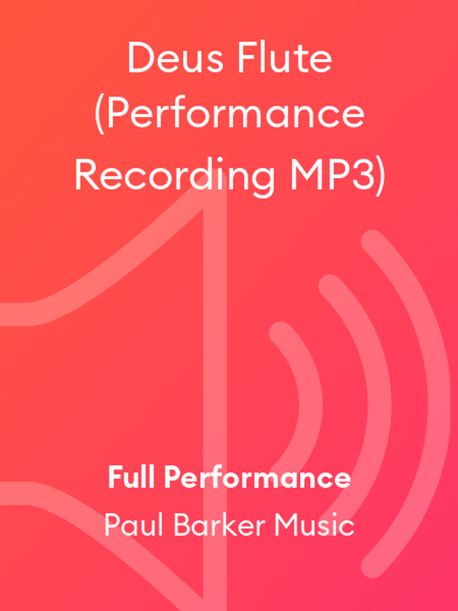 Deus Flute (Performance Recording MP3) Flute Solo scores gallery preview page 1