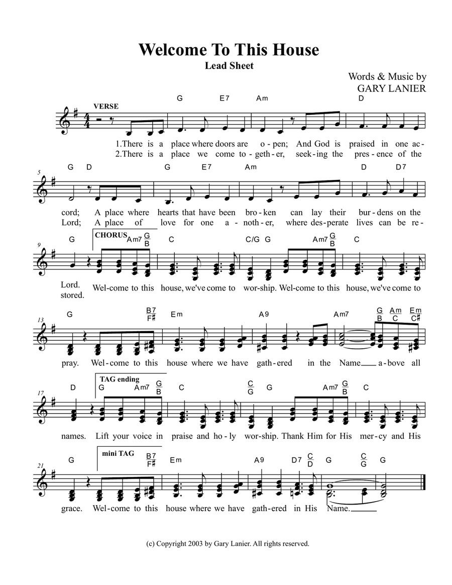 WORSHIP SERIES! SET FOUR by Gary Lanier - Welcome To This House, You Are My Rock, Whoever Calls Piano scores gallery preview page 2