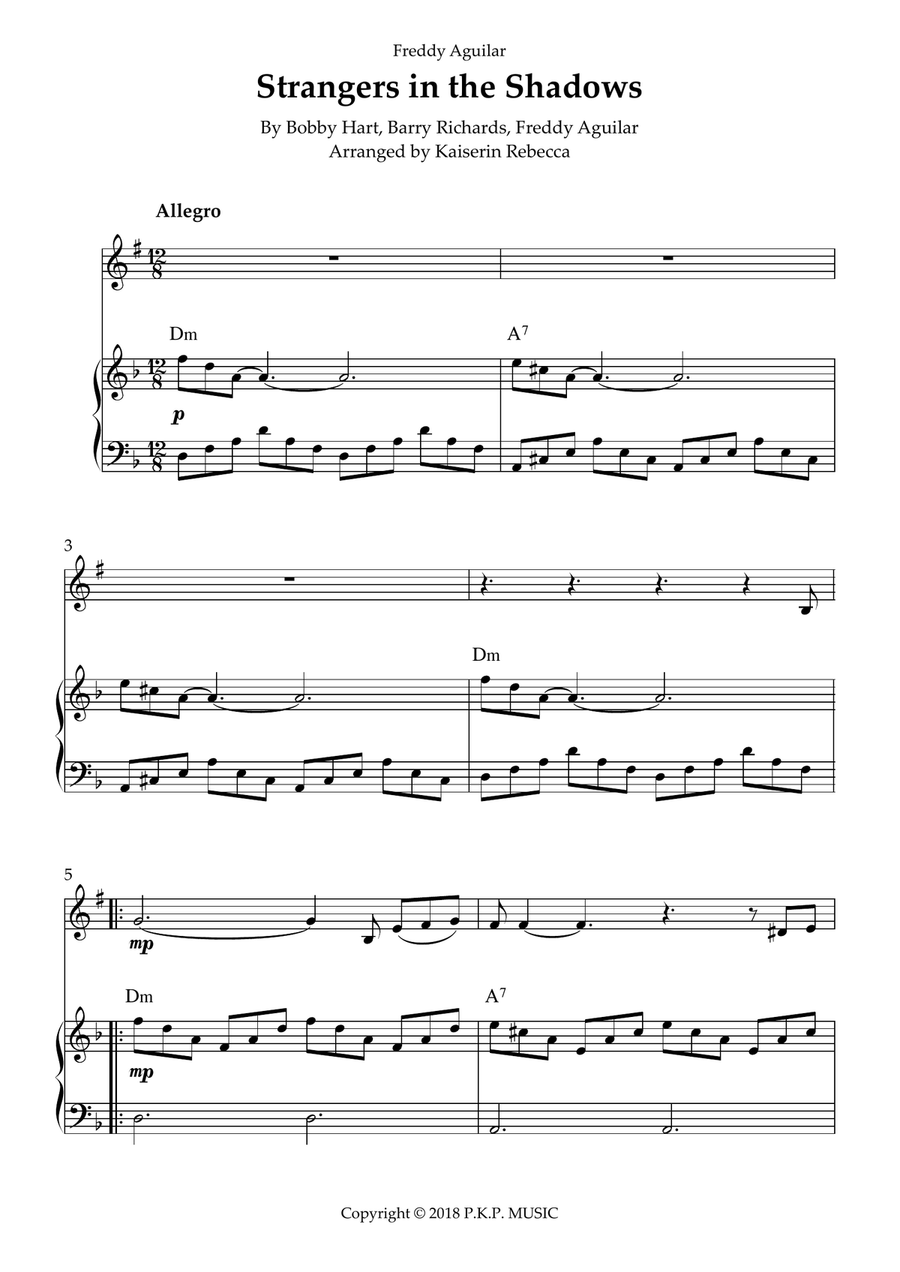 Strangers In The Shadows Strangers In The Shadows B-Flat Trumpet scores gallery preview page 1