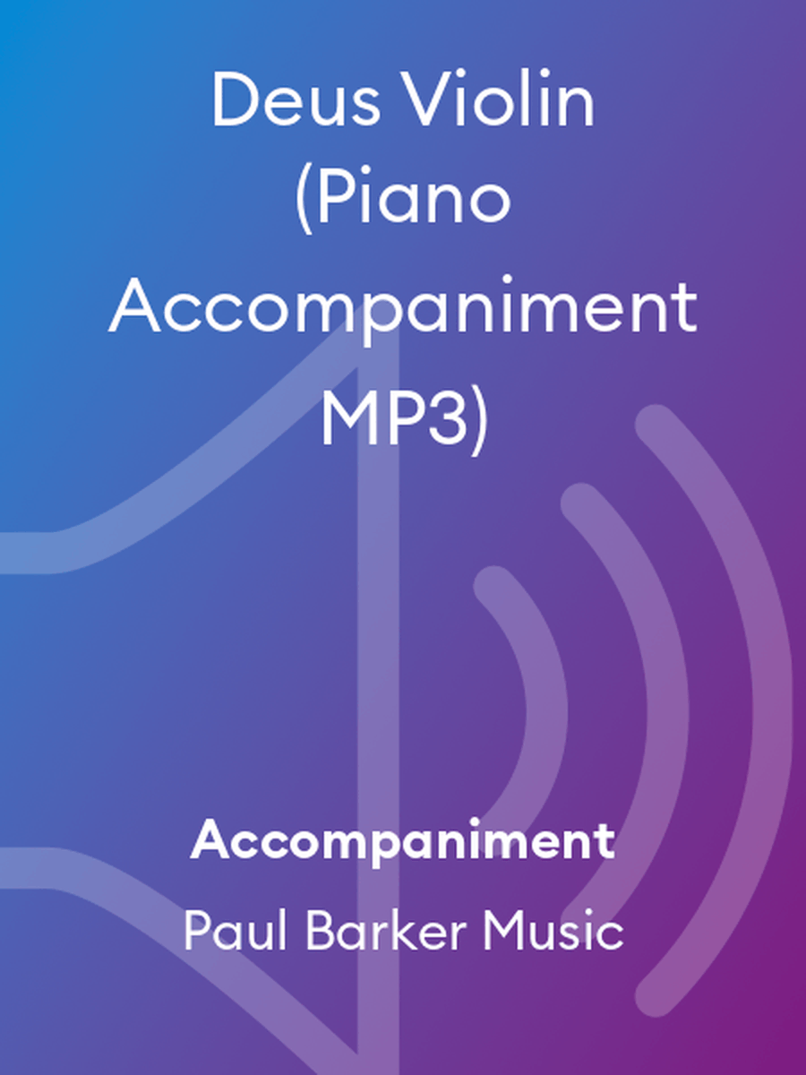 Deus Violin (Piano Accompaniment MP3) Violin scores gallery preview page 1