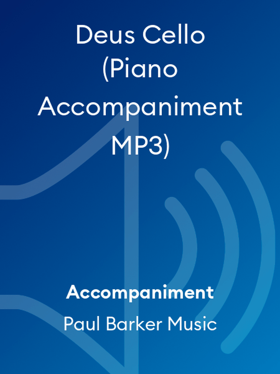 Deus Cello (Piano Accompaniment MP3) Cello scores gallery preview page 1