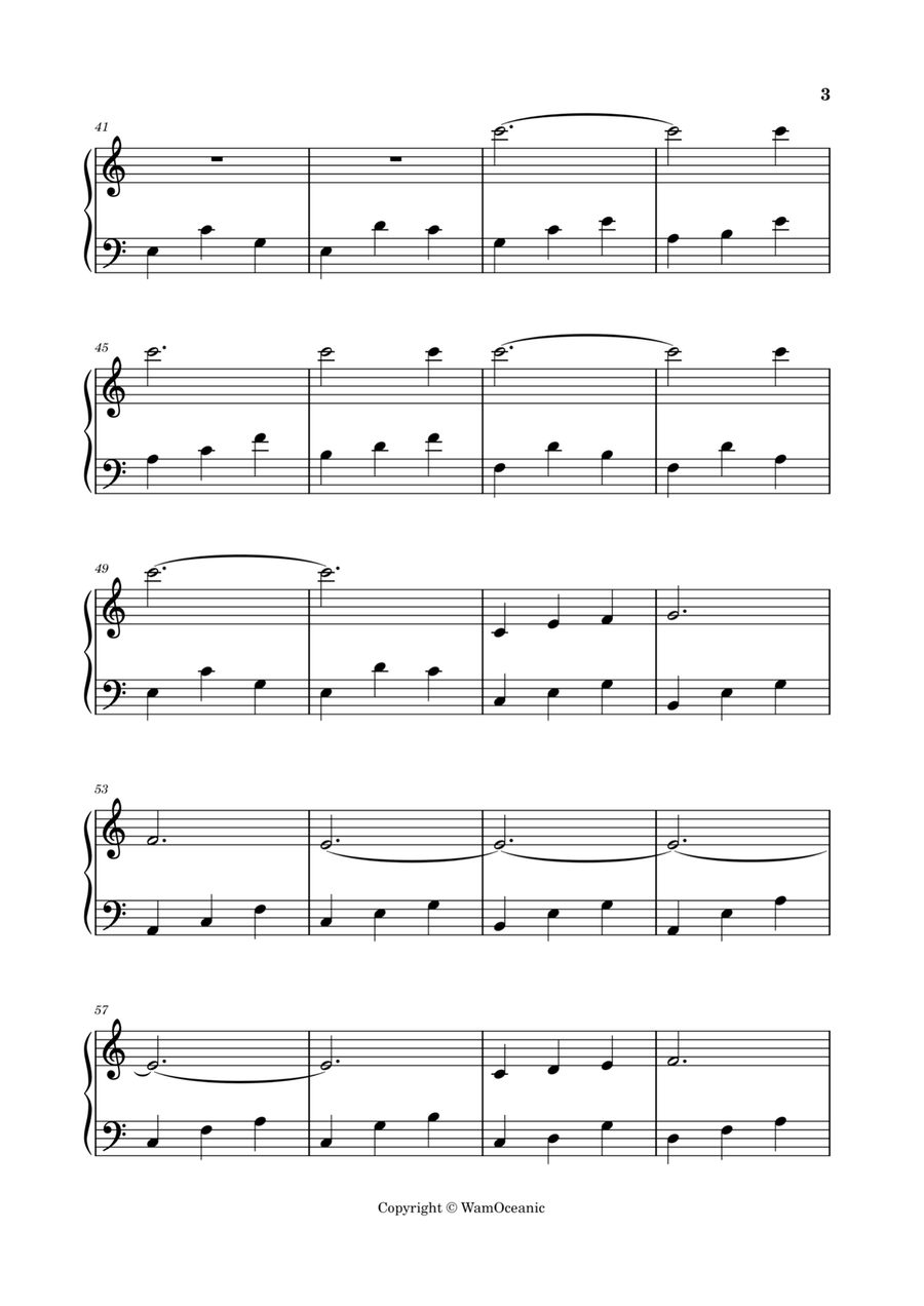 Shadow of the Dream Shadow of the Dream Easy Piano scores gallery preview page 4