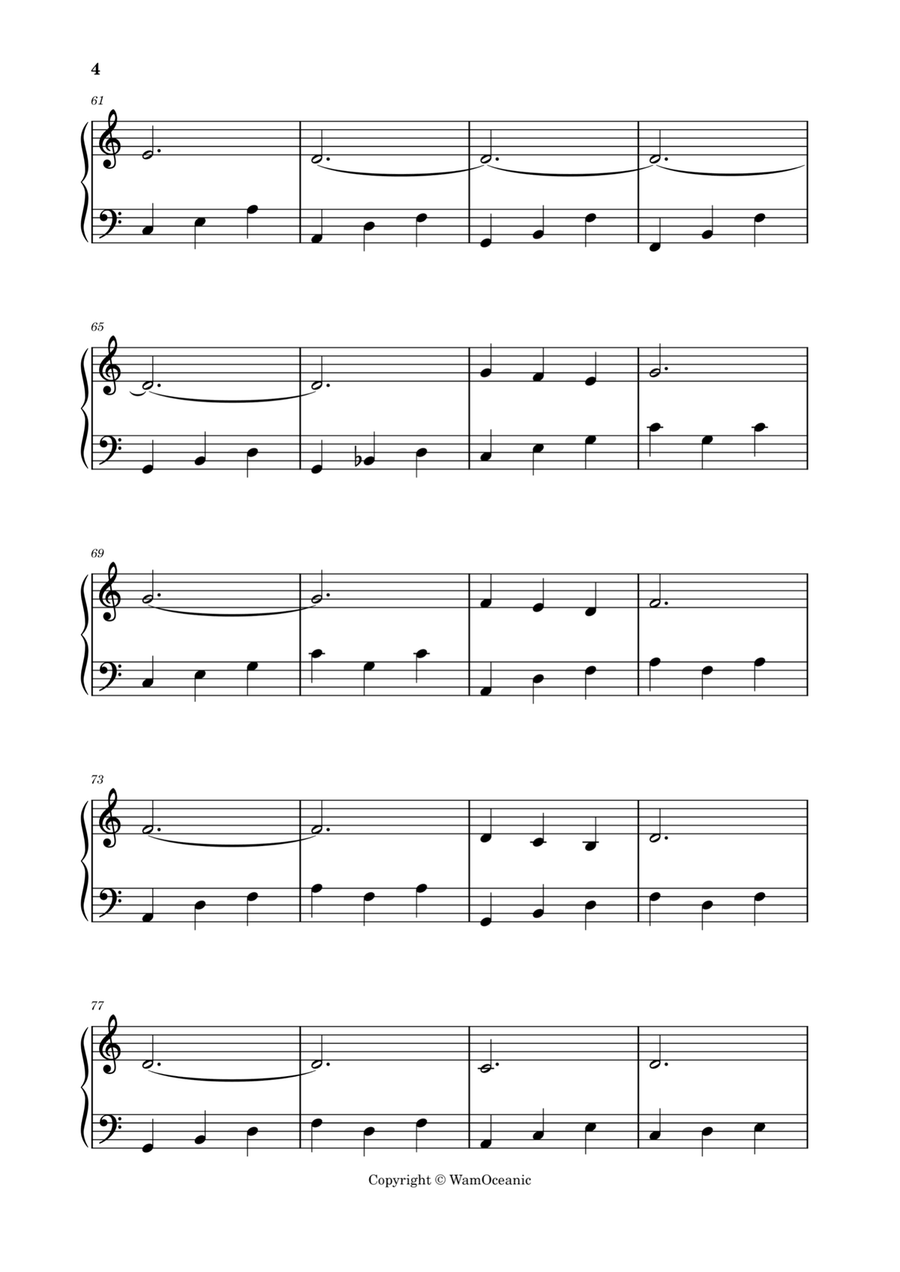 Shadow of the Dream Shadow of the Dream Easy Piano scores gallery preview page 5