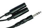 Y Cable, 1/4 in. TRS to Dual 1/4 in. TRSF Instrument Cables scores gallery preview page 5