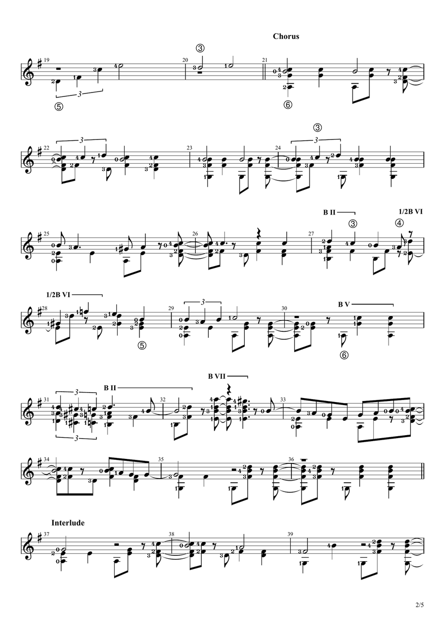 Falling Behind Falling Behind Acoustic Guitar scores gallery preview page 2