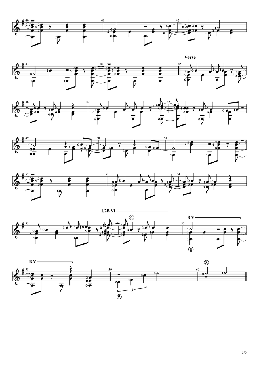 Falling Behind Falling Behind Acoustic Guitar scores gallery preview page 3