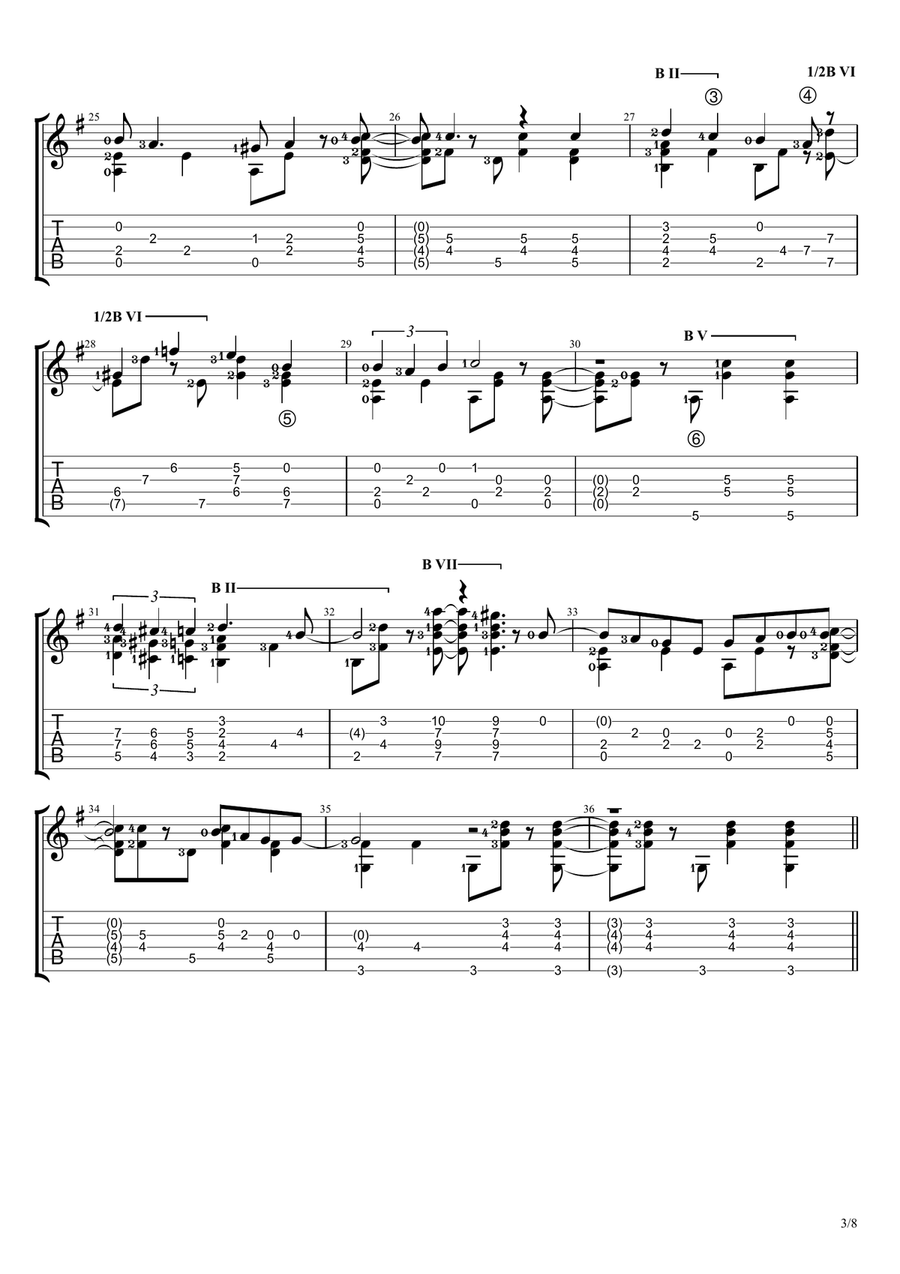 Falling Behind Falling Behind Acoustic Guitar scores gallery preview page 3