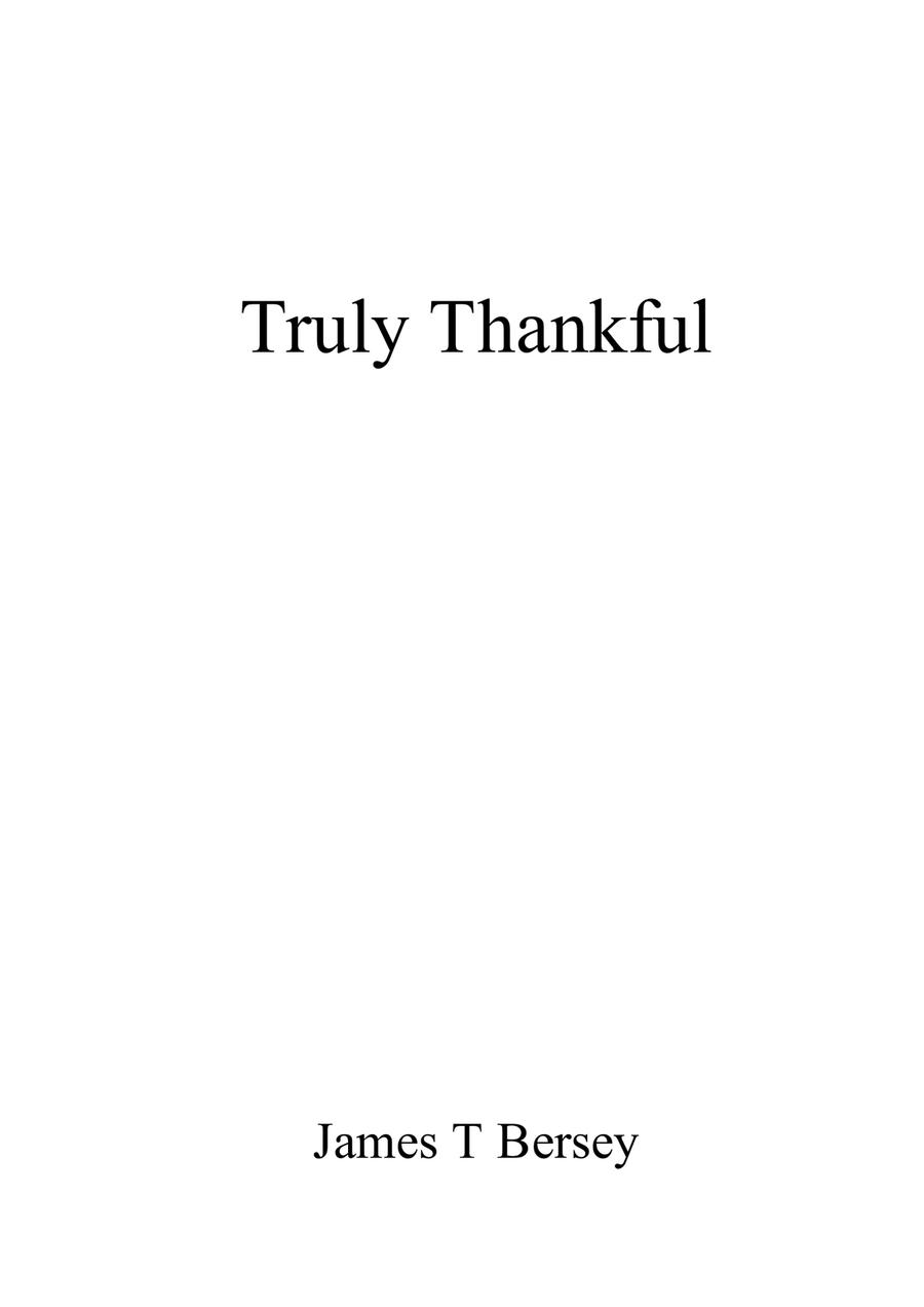 Truly Thankful Truly Thankful Chamber Music scores gallery preview page 3