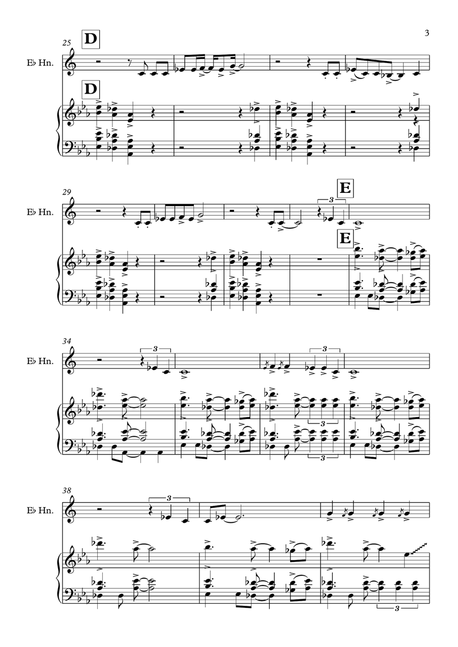 Thunderstruck Thunderstruck Horn scores gallery preview page 3