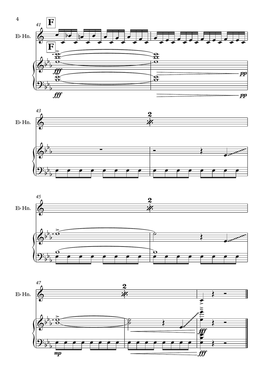Thunderstruck Thunderstruck Horn scores gallery preview page 4